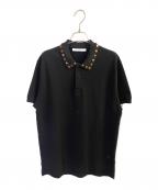 GIVENCHYジバンシィ）の古着「スタッズポロシャツ」｜ブラック