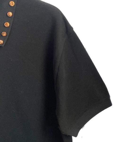 GIVENCHY（ジバンシィ）GIVENCHY (ジバンシィ) スタッズポロシャツ ブラック サイズ:XXSの古着・服飾アイテム