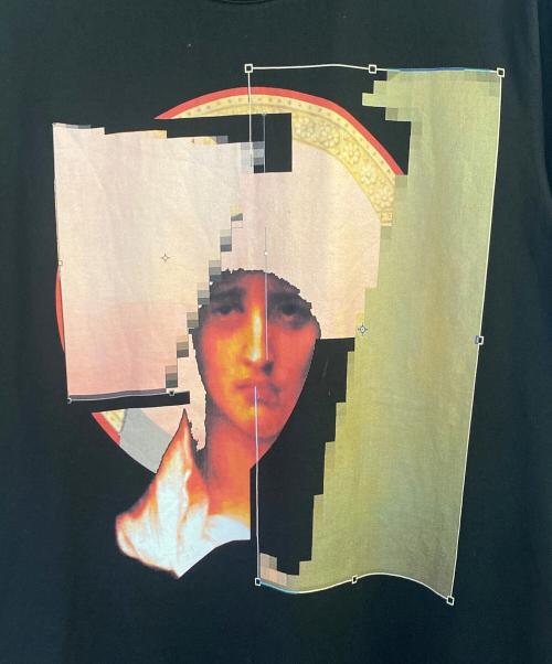 GIVENCHY（ジバンシィ）GIVENCHY (ジバンシィ) モザイクアートTシャツ ブラック サイズ:Sの古着・服飾アイテム