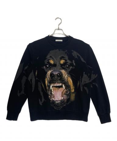 Givenchy ロットワイラー スウェット ティッシ期 L ブラック 中古・古着通販】GIVENCHY (ジバンシィ) ロットワイラースウェット