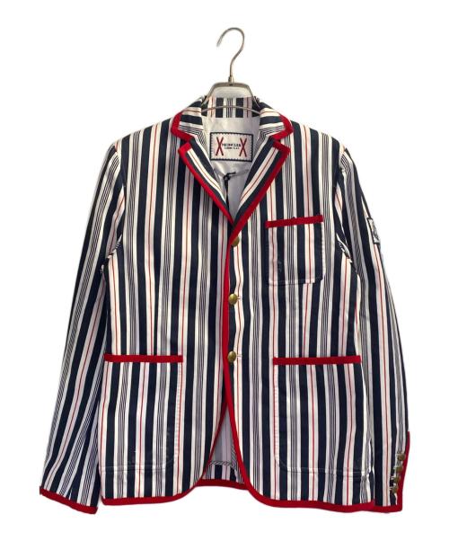 MONCLER GAMME BLEU（モンクレール ガム ブルー）MONCLER GAMME BLEU (モンクレール ガム ブルー) テーラードジャケット ホワイトの古着・服飾アイテム