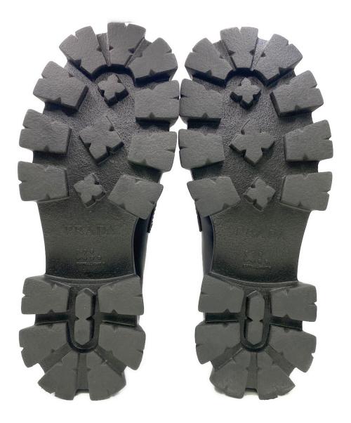 PRADA（プラダ）PRADA (プラダ) モノリス ブラック サイズ:7 1/2の古着・服飾アイテム