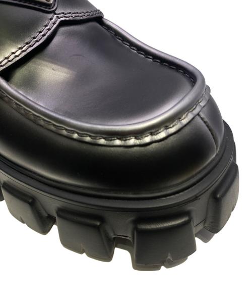 PRADA（プラダ）PRADA (プラダ) モノリス ブラック サイズ:7 1/2の古着・服飾アイテム