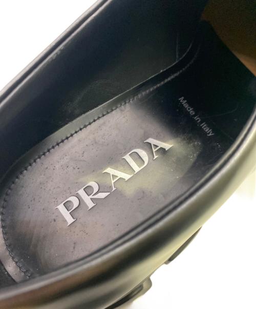 PRADA（プラダ）PRADA (プラダ) モノリス ブラック サイズ:7 1/2の古着・服飾アイテム