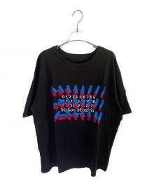 Maison Margiela（メゾンマルジェラ）の古着「テープロゴプリントオーバーサイズTシャツ」｜グレー