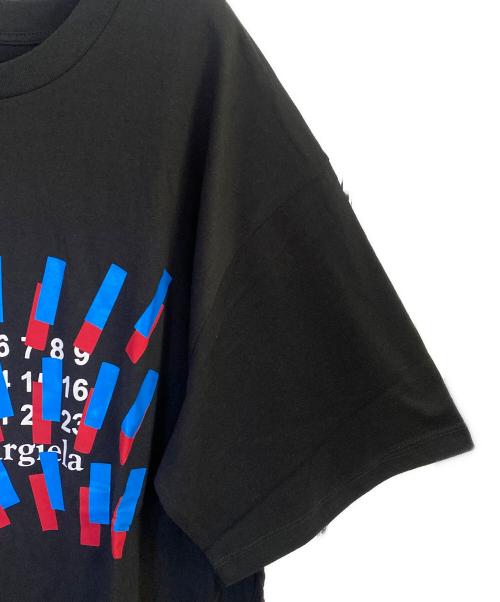 Maison Margiela（メゾンマルジェラ）Maison Margiela (メゾンマルジェラ) テープロゴプリントオーバーサイズTシャツ グレー サイズ:50の古着・服飾アイテム