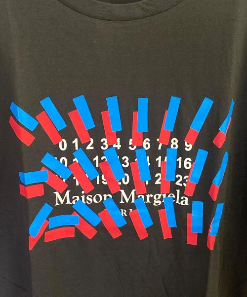Maison Margiela（メゾンマルジェラ）Maison Margiela (メゾンマルジェラ) テープロゴプリントオーバーサイズTシャツ グレー サイズ:50の古着・服飾アイテム