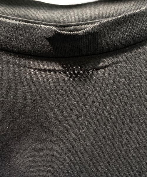 Maison Margiela（メゾンマルジェラ）Maison Margiela (メゾンマルジェラ) テープロゴプリントオーバーサイズTシャツ ブラック サイズ:48の古着・服飾アイテム
