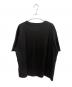 Maison Margiela (メゾンマルジェラ) テープロゴプリントオーバーサイズTシャツ ブラック サイズ:48：20000円