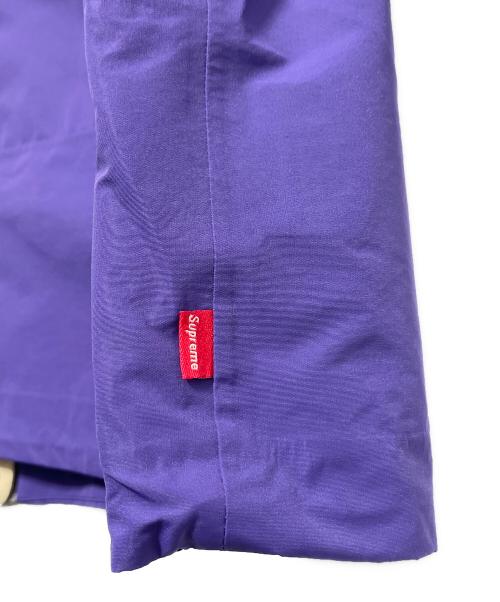 THE NORTH FACE（ザ ノース フェイス）THE NORTH FACE (ザ ノース フェイス) Supreme (シュプリーム) Split Taped Seam Shell Jacket アイボリー×パープル サイズ:Lの古着・服飾アイテム