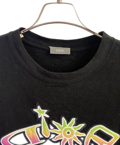 Dior（ディオール）Dior (ディオール) Louis Hamilton (ルイス・ハミルトン) Tシャツ ブラック×ピンク サイズ:Ｍの古着・服飾アイテム