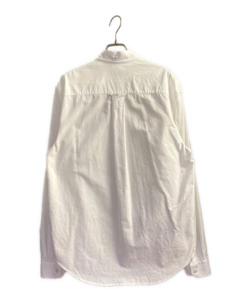 LOUIS VUITTON（ルイ ヴィトン）LOUIS VUITTON (ルイ ヴィトン) エンベリッシュド ロングスリーブコットンシャツ ホワイト サイズ:Ｍの古着・服飾アイテム