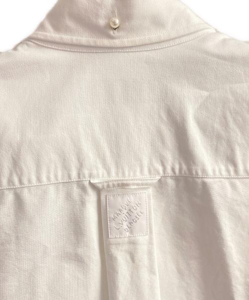 LOUIS VUITTON（ルイ ヴィトン）LOUIS VUITTON (ルイ ヴィトン) エンベリッシュド ロングスリーブコットンシャツ ホワイト サイズ:Ｍの古着・服飾アイテム