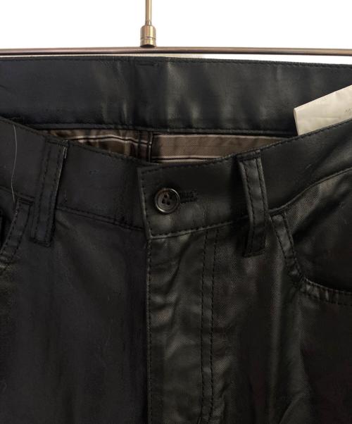 COMME des GARCONS HOMME（コムデギャルソン オム）COMME des GARCONS HOMME (コムデギャルソン オム) フェイクレザーパンツ ブラック サイズ:Sの古着・服飾アイテム