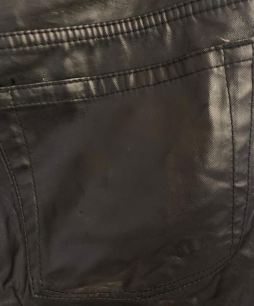 COMME des GARCONS HOMME（コムデギャルソン オム）COMME des GARCONS HOMME (コムデギャルソン オム) フェイクレザーパンツ ブラック サイズ:Sの古着・服飾アイテム