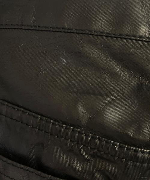 COMME des GARCONS HOMME（コムデギャルソン オム）COMME des GARCONS HOMME (コムデギャルソン オム) フェイクレザーパンツ ブラック サイズ:Sの古着・服飾アイテム
