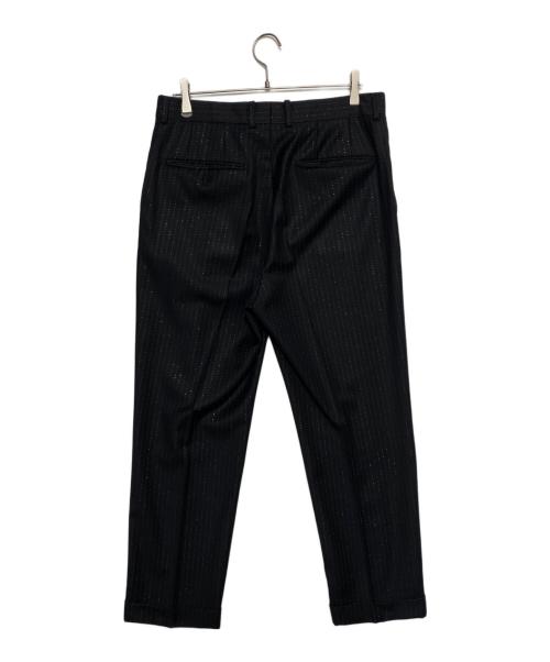 WACKO MARIA（ワコマリア）WACKO MARIA (ワコマリア) DORMEUIL (ドーメル) ドット柄スラックス ブラック サイズ:Lの古着・服飾アイテム
