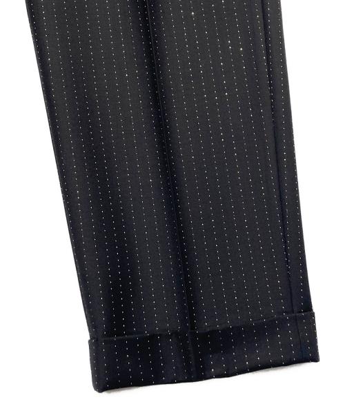 WACKO MARIA（ワコマリア）WACKO MARIA (ワコマリア) DORMEUIL (ドーメル) ドット柄スラックス ブラック サイズ:Lの古着・服飾アイテム