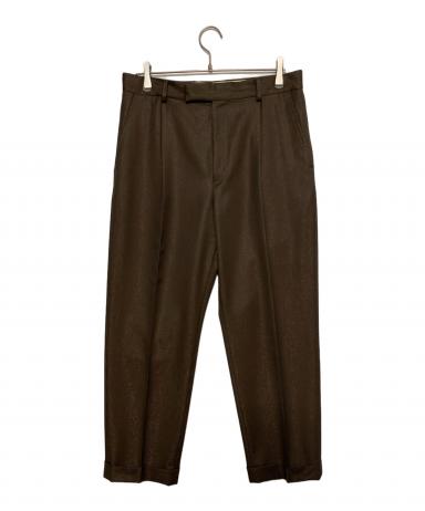 新*蔵様 wackomaria DORMEUIL スラックス ブラウン M 中古・古着通販】WACKO MARIA (ワコマリア) DORMEUIL (ドーメル