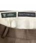 WACKO MARIA (ワコマリア) DORMEUIL (ドーメル) ストライプラメスラックス ブラウン サイズ:L：27000円