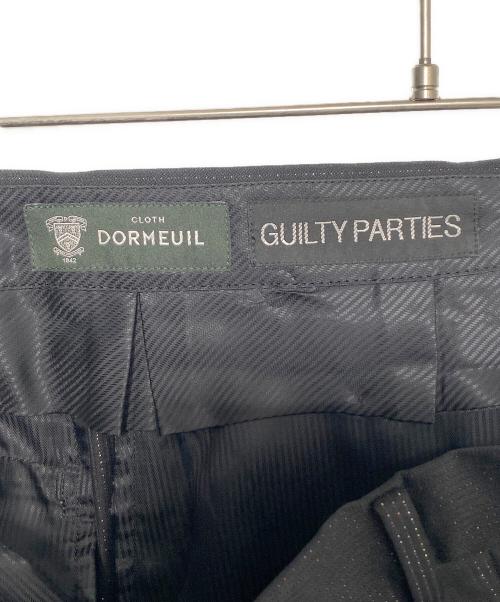 WACKO MARIA（ワコマリア）WACKO MARIA (ワコマリア) DORMEUIL (ドーメル) ストライプラメスラックス ブラック サイズ:Lの古着・服飾アイテム