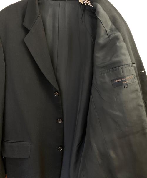 COMME des GARCONS HOMME（コムデギャルソン オム）COMME des GARCONS HOMME (コムデギャルソン オム) テーラードジャケット ブラック サイズ:Mの古着・服飾アイテム