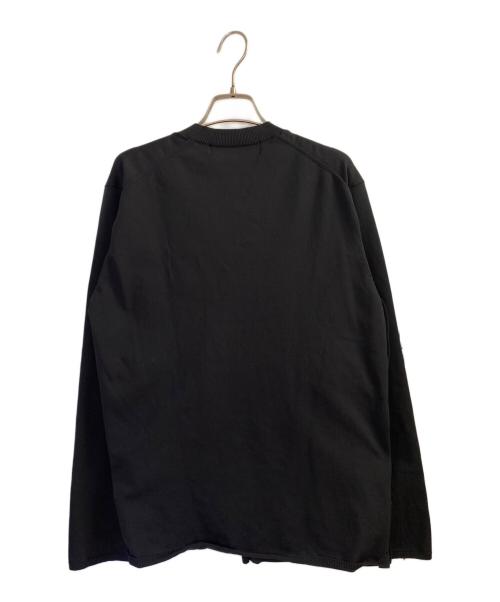 COMME des GARCONS HOMME PLUS（コムデギャルソンオムプリュス）COMME des GARCONS HOMME PLUS (コムデギャルソンオムプリュス) デザインニット ブラック サイズ:Mの古着・服飾アイテム