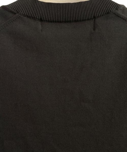 COMME des GARCONS HOMME PLUS（コムデギャルソンオムプリュス）COMME des GARCONS HOMME PLUS (コムデギャルソンオムプリュス) デザインニット ブラック サイズ:Mの古着・服飾アイテム