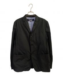 COMME des GARCONS HOMME（コムデギャルソン オム）の古着「綿ブロード 3Bジャケット」｜ブラック
