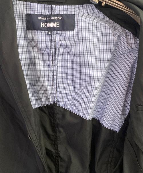 COMME des GARCONS HOMME（コムデギャルソン オム）COMME des GARCONS HOMME (コムデギャルソン オム) 綿ブロード 3Bジャケット ブラック サイズ:Sの古着・服飾アイテム
