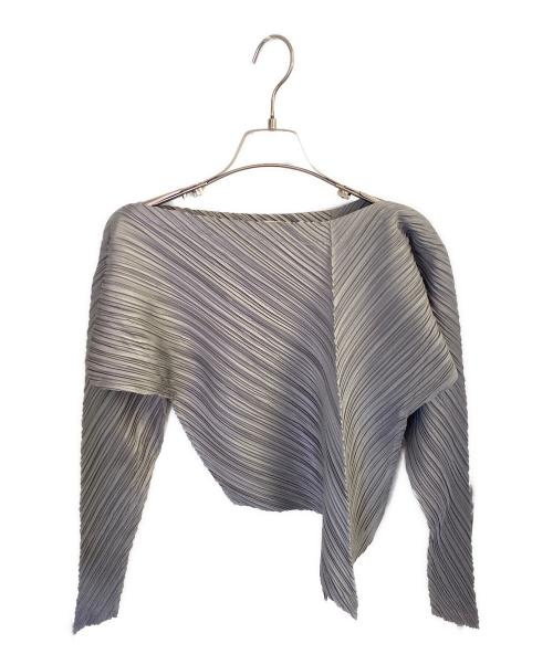 ISSEY MIYAKE（イッセイミヤケ）ISSEY MIYAKE (イッセイミヤケ) 長袖カットソー グレー サイズ:Ｍの古着・服飾アイテム