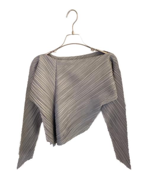 ISSEY MIYAKE（イッセイミヤケ）ISSEY MIYAKE (イッセイミヤケ) 長袖カットソー グレー サイズ:Ｍの古着・服飾アイテム