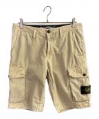 STONE ISLANDストーンアイランド）の古着「BERMUDA SHORTS/ハーフパンツ」｜ベージュ