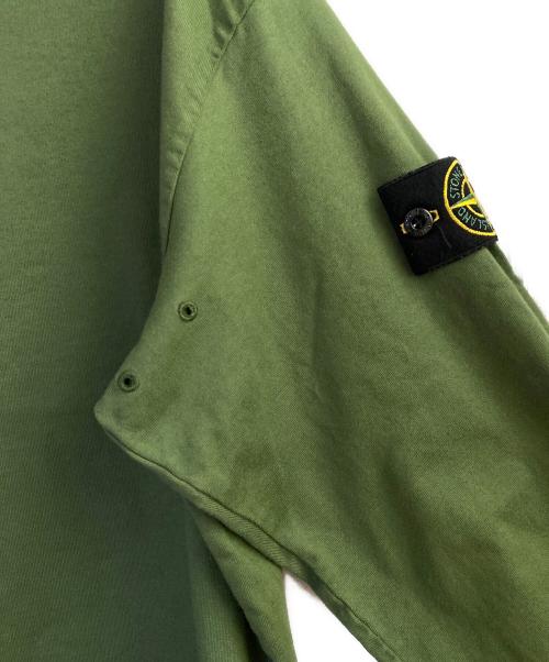 STONE ISLAND（ストーンアイランド）STONE ISLAND (ストーンアイランド) コンパスパッチ長袖カットソー グリーン サイズ:Sの古着・服飾アイテム