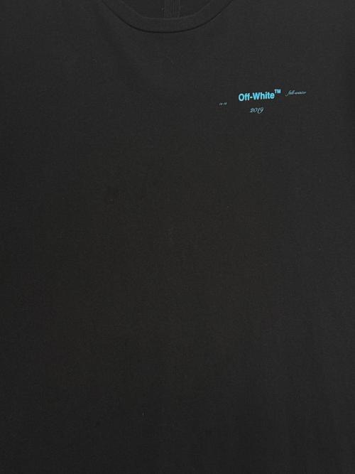 OFFWHITE（オフホワイト）OFFWHITE (オフホワイト) グラデーションアロープリント半袖Tシャツ ブラック サイズ:Mの古着・服飾アイテム