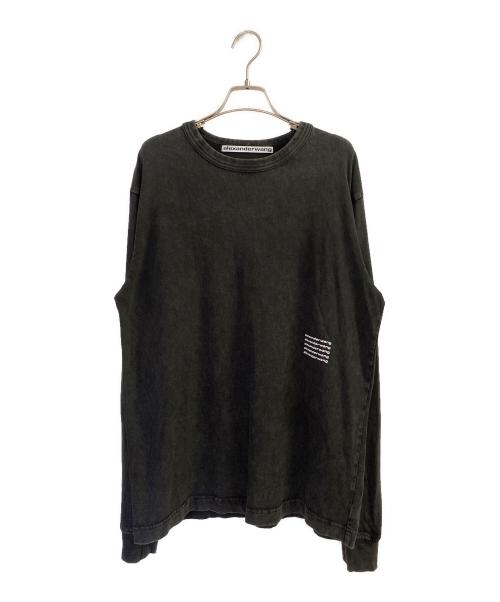 ALEXANDER WANG（アレキサンダー・ワン）ALEXANDER WANG (アレキサンダー・ワン) 長袖Tシャツ グレー サイズ:Sの古着・服飾アイテム