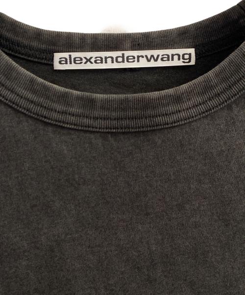 ALEXANDER WANG（アレキサンダー・ワン）ALEXANDER WANG (アレキサンダー・ワン) 長袖Tシャツ グレー サイズ:Sの古着・服飾アイテム