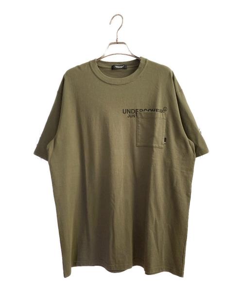 UNDERCOVER（アンダーカバー）UNDERCOVER (アンダーカバー) ポケットTシャツ オリーブ サイズ:4の古着・服飾アイテム