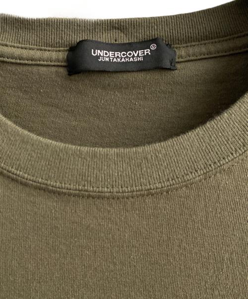 UNDERCOVER（アンダーカバー）UNDERCOVER (アンダーカバー) ポケットTシャツ オリーブ サイズ:4の古着・服飾アイテム