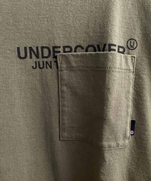 UNDERCOVER（アンダーカバー）UNDERCOVER (アンダーカバー) ポケットTシャツ オリーブ サイズ:4の古着・服飾アイテム