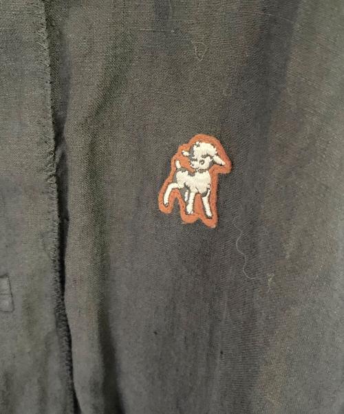 The shepherd UNDERCOVER（ザシェパード アンダーカバー）The shepherd UNDERCOVER (ザシェパード アンダーカバー) リネンジップアップチャイナジャケット ブラック サイズ:4の古着・服飾アイテム