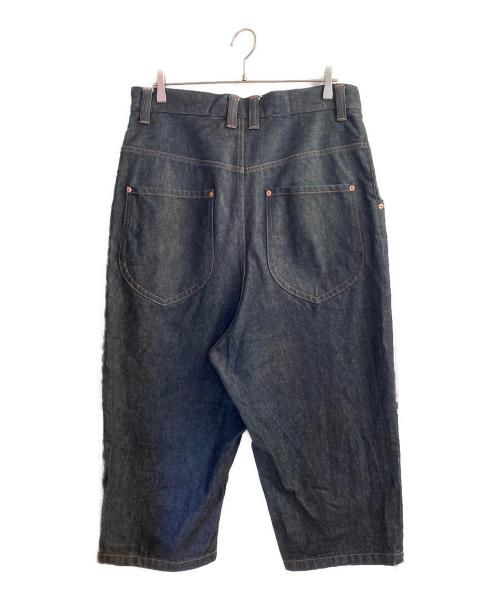 JUNYA WATANABE COMME des GARCONS（ジュンヤワタナベ コムデギャルソン）JUNYA WATANABE COMME des GARCONS ((ジュンヤワタナベ コムデギャルソン) 綿デニム キャロットパンツ インディゴ サイズ:XLの古着・服飾アイテム