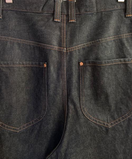 JUNYA WATANABE COMME des GARCONS（ジュンヤワタナベ コムデギャルソン）JUNYA WATANABE COMME des GARCONS ((ジュンヤワタナベ コムデギャルソン) 綿デニム キャロットパンツ インディゴ サイズ:XLの古着・服飾アイテム