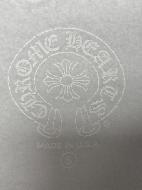 CHROME HEARTS（クロムハーツ）CHROME HEARTS (クロムハーツ) SWTSHRT PLVR NECK LOGO ホワイト サイズ:Sの古着・服飾アイテム