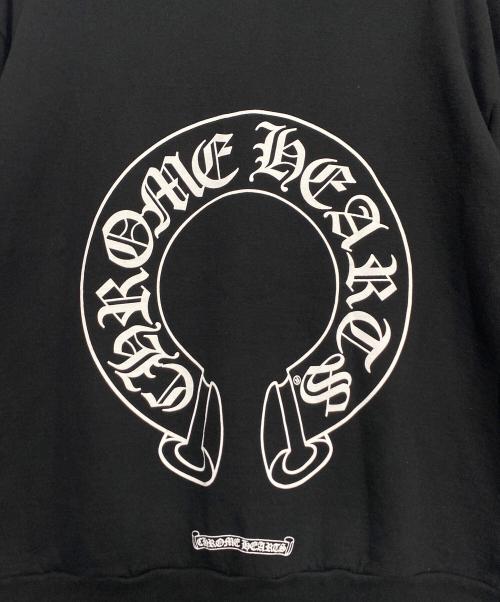 CHROME HEARTS（クロムハーツ）CHROME HEARTS (クロムハーツ) L/S SWEATSHIRT Horseshoe ブラック サイズ:Sの古着・服飾アイテム