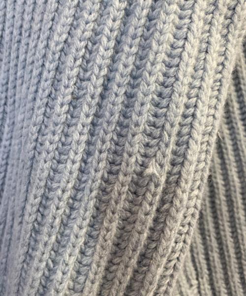 sacai（サカイ）sacai (サカイ) CarHartt (カーハート)  Knit Pullover Detroi スカイブルー サイズ:4の古着・服飾アイテム