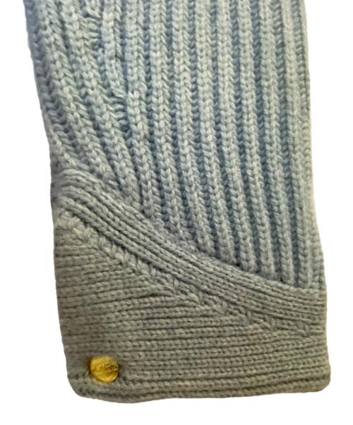 sacai（サカイ）sacai (サカイ) CarHartt (カーハート)  Knit Pullover Detroi スカイブルー サイズ:4の古着・服飾アイテム