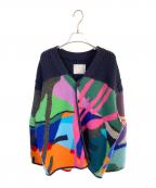 sacai×KAWSサカイ×カウズ）の古着「厚手カーディガン」｜マルチカラー