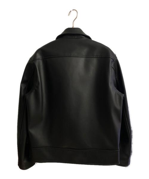 WTAPS（ダブルタップス）WTAPS (ダブルタップス) レザージャケット ブラック サイズ:02の古着・服飾アイテム