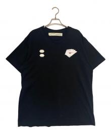 OFFWHITE（オフホワイト）の古着「トランプロゴTシャツ」｜ブラック